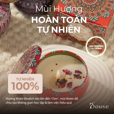 Nến thơm phòng cao cấp BOUSE CONCEPT 15 - Thơm phòng, khử mùi, không khói, quà tặng, giảm giá 24.300đ 4 Nến thơm phòng cao cấp BOUSE CONCEPT 15 - Thơm phòng, khử mùi, không khói, quà tặng, giảm giá 24.300đ 4