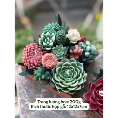 Nến Thơm Sen Đá Binihandcrafted - Quà Tặng Sinh Nhật, Đối Tác, Tân Gia, Tinh Dầu Thiên Nhiên, Giá Ưu Đãi 427.500VND