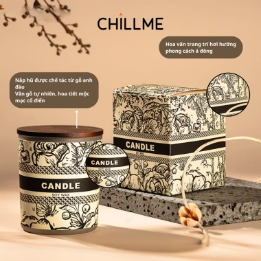 Nến thơm sinh nhật Aroma Collection sáp đậu nành, thư giãn, khử mùi, quà tặng 145k
