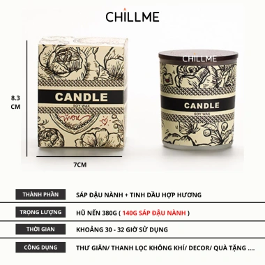 Nến thơm sinh nhật Aroma Collection sáp đậu nành, thư giãn, khử mùi, quà tặng 145k 3 Nến thơm sinh nhật Aroma Collection sáp đậu nành, thư giãn, khử mùi, quà tặng 145k 3