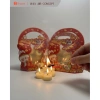 Nến thơm Tealight Sả Chanh WAX AIR CONCEPT 12 viên - Khử mùi, đuổi muỗi, trang trí Tết Rồng Thỏ siêu xinh 5
