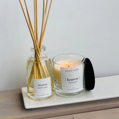 Nến thơm The Olphactory Black 135‑360g, xuất Tây Ban Nha, Sa Maison – 343.000₫