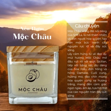 Nến Thơm Thư Giãn Ngủ Ngon Harmony Home Essence Vietnam 100g - Mùi Chữa Lành, Giá 220.000