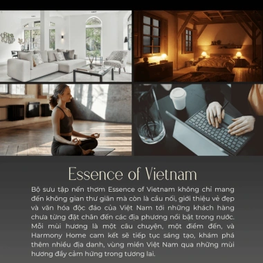 Nến Thơm Thư Giãn Ngủ Ngon Harmony Home Essence Vietnam 100g - Mùi Chữa Lành, Giá 220.000