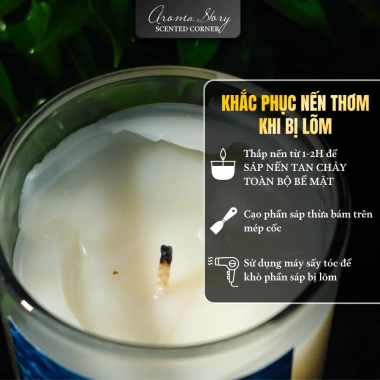 Nến Thơm Thủy Tinh Aroma Story - Tự Nhiên, Dễ Ngủ, Thư Giãn, Nhiều Hương 50g/100g 65.000₫ 7