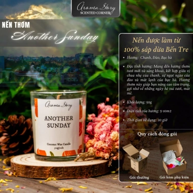 Nến Thơm Thủy Tinh Aroma Story - Tự Nhiên, Dễ Ngủ, Thư Giãn, Nhiều Hương 50g/100g 65.000₫ 8