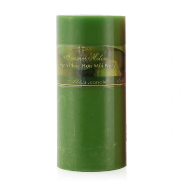 Nến thơm trụ tròn Miss Candle 12 màu D7H15 7x15 cm Giá ưu đãi 109.000₫