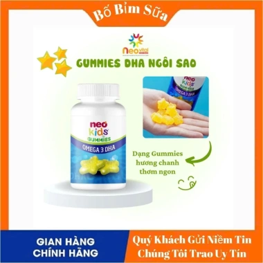 NEO KIDS Gummies Omega 3 DHA Vi Tảo Chính Hãng – Giảm Giá 289k, Giúp Bé Thông Minh Hơn 2 NEO KIDS Gummies Omega 3 DHA Vi Tảo Chính Hãng – Giảm Giá 289k, Giúp Bé Thông Minh Hơn 2