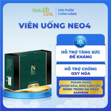 NEO4 Nhân Sâm Nấm linh chi Đông trùng hạ thảo Saffron – Tăng đề kháng, sức khỏe, 210.000₫