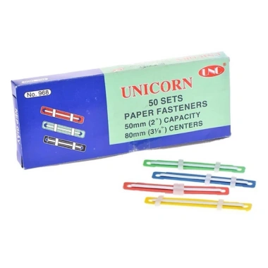 Nẹp 2 lỗ giấy Paper Fastenner Suremark SQ-9.080 – Kẹp acco nhựa bền, giá chỉ 48.000₫