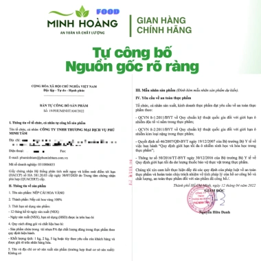 Nếp Cái Hoa Vàng PMT Chính Hãng - Giá 69.000, Giảm 16.490, Cty Phú Minh Tâm