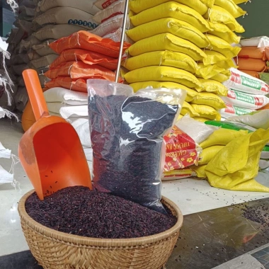 Nếp Cẩm Điện Biên 1kg Giá 25.000₫ Dùng làm xôi, chè, sữa chua, bánh, pha màu 4 Nếp Cẩm Điện Biên 1kg Giá 25.000₫ Dùng làm xôi, chè, sữa chua, bánh, pha màu 4