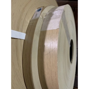 Nẹp chỉ PVC màu gỗ sồi 388 - kích thước 0,4mm/1mm, bản 2cm-4cm, dán viền tủ bền đẹp 5