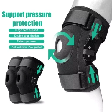 Nẹp Đầu Gối Điều Chỉnh 2 Bên + Miếng Đệm Gel Bánh Chè – Hỗ Trợ Khớp Nam Nữ