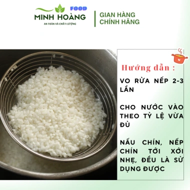 Nếp ngỗng Phú Minh Tâm 1kg - Ngon giòn, dinh dưỡng, chỉ 58.500 VND, giảm giá