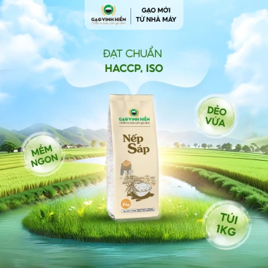 Nếp Sáp Vinh Hiển 1kg - Nếp thơm dẻo dai, mềm ngon, giá chỉ 38.000đ