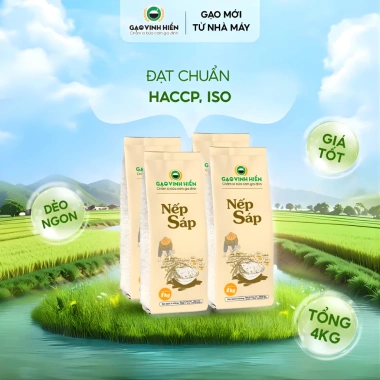 Nếp Sáp Vinh Hiển 1kg - Nếp thơm dẻo dai, mềm ngon, giá chỉ 38.000đ