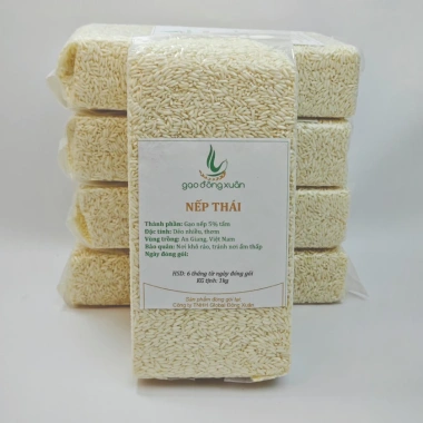 Nếp Thái Đông Xuân 5kg Túi Hút Chân Không - Giá 170k, giảm 22% - Giòn ngon, dinh dưỡng Nếp Thái Đông Xuân 5kg Túi Hút Chân Không - Giá 170k, giảm 22% - Giòn ngon, dinh dưỡng
