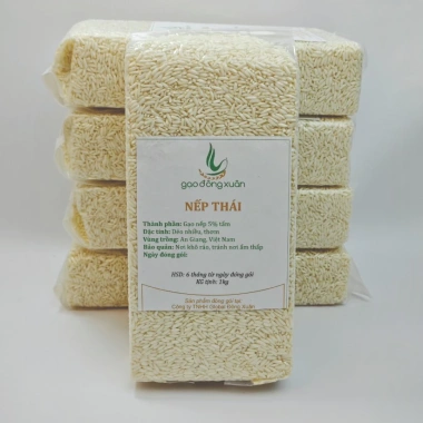 Nếp Thái Đông Xuân 5kg Túi Hút Chân Không - Giá 170k, giảm 22% - Giòn ngon, dinh dưỡng