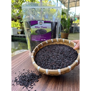 Nếp Than Tự Nhiên 100% Hạt Đen Huyền - Hỗ Trợ Tiêu Hóa Giảm Cân 1kg Giá 33.000₫