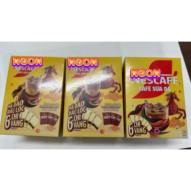 Nes Cà Phê Sữa Đá 3 Hộp 10 Gói x24g HSD 10/2.026 - Giá Ưu Đãi 144.000 VNĐ