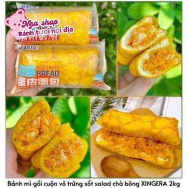 NEW 1THUNG 30 bánh mì cuộn vỏ trứng vị salad chà bông siêu hot - Giá giảm 309.999