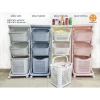 NEW Kệ đựng đồ đa năng 4 tầng bánh xe Việt Nhật - Tiết kiệm không gian, chỉ 169.999₫