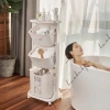 NEW Kệ đựng đồ đa năng 4 tầng bánh xe Việt Nhật - Tiết kiệm không gian, chỉ 169.999₫ 5