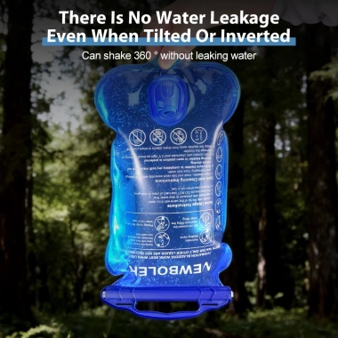 Newboler Túi Bàng Quang Nước Gập 1-3L Cho Xe Đạp, Leo Núi, Chạy Đường Dài Thể Thao Ngoài Trời