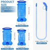 Newboler Túi Bàng Quang Nước Gập 1-3L Cho Xe Đạp, Leo Núi, Chạy Đường Dài Thể Thao Ngoài Trời 9