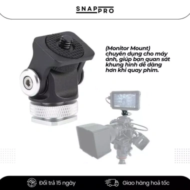 Ngàm Flash SNAPRO 1/4 inch - Gắn Monitor, Đèn, Mic, Màn Hình, Giá 38.500₫