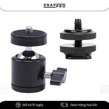 Ngàm Flash SNAPRO 1/4 inch - Gắn Monitor, Đèn, Mic, Màn Hình, Giá 38.500₫