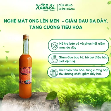 Nghệ Mật Ong Lên Men - Giảm Đau Dạ Dày, Tiêu Hóa, Giá Ưu Đãi 397.808 VND