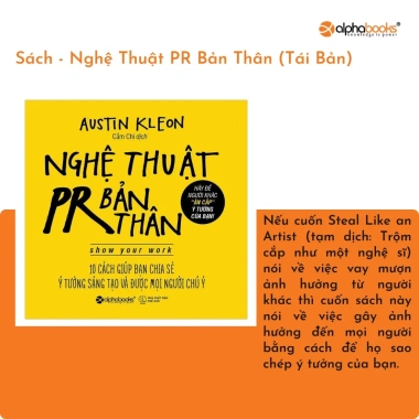 Nghệ Thuật PR Bản Thân – 10 cách chia sẻ ý tưởng sáng tạo (Tái Bản) – 79.200₫ 5