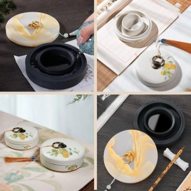 Nghiên Mực Đá Ngọc Thư Pháp Thanh Thị Hỏa Oa - Giá chỉ 198.000đ, giảm tới 23% 6