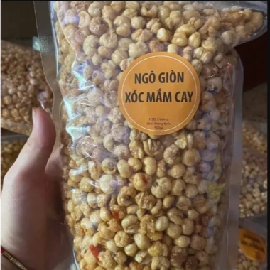 Ngô Giòn Sóc Mắm Cay Giòn Tan Thơm Ngon - Cay Nhẹ, Giảm Giá 55k (70.400₫) 3