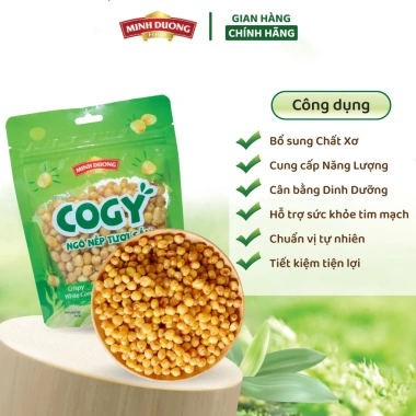 Ngô nếp tươi sấy Cogy Minh Dương Food – Giá 25.000₫, giòn ngon, giàu dinh dưỡng, 400g‑100g 8