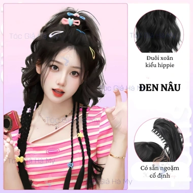 Ngoặm Nửa Đầu Xoăn Hiipie Bím Tóc Tết Gây Light Cá Tính Giá 20.000₫ 4 Ngoặm Nửa Đầu Xoăn Hiipie Bím Tóc Tết Gây Light Cá Tính Giá 20.000₫ 4