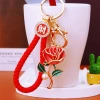 Ngọc Trai Hoa Hồng - Khóa Kim Loại, Mặt Dây Chuyền, Vòng Quà Tặng Kinh Doanh 26.2.27 4