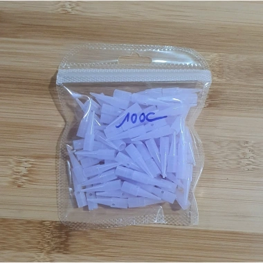Ngòi máy phun xăm Giantsun KIM 1 màu tím có lỗ thông khí - Túi 100 Ngòi - Giá chỉ 35.000₫