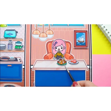 Ngôi nhà bé Aesthetic Mansion Quiet Book - Đồ chơi kuromi cô tiên xanh, 99.000₫ 3