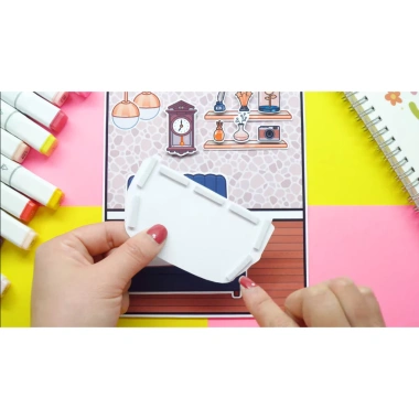Ngôi nhà bé Aesthetic Mansion Quiet Book - Đồ chơi kuromi cô tiên xanh, 99.000₫ 7