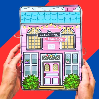 Ngôi nhà BLACKPINK - Búp bê giấy thông minh, thủ công cho bé gái, 120.000 VND 5