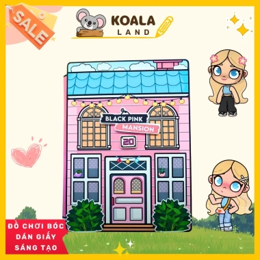 Ngôi nhà BLACKPINK Mansion búp bê giấy Toca Boca H6 – Đồ chơi bé gái cô tiên xanh 84.150₫