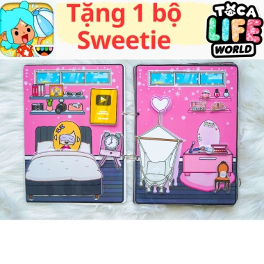 Ngôi nhà BLACKPINK Mansion búp bê giấy Toca Boca H6 – Đồ chơi bé gái cô tiên xanh 84.150₫ 2