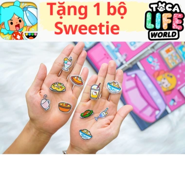 Ngôi nhà BLACKPINK Mansion búp bê giấy Toca Boca H6 – Đồ chơi bé gái cô tiên xanh 84.150₫ 9