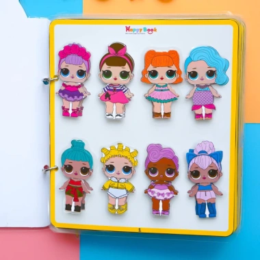 Ngôi nhà búp bê công chúa Toca Boca - Đồ chơi Montessori thủ công cho bé gái 110k 3