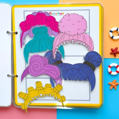 Ngôi nhà búp bê công chúa Toca Boca - Đồ chơi Montessori thủ công cho bé gái 110k 8