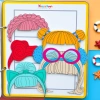 Ngôi nhà búp bê công chúa Toca Boca - Đồ chơi Montessori thủ công cho bé gái 110k 9