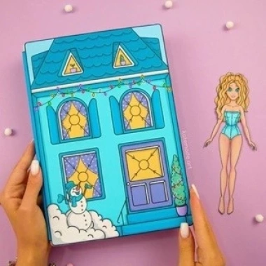 Ngôi nhà Búp Bê Giấy 2 mùa đông - Giá 157.000đ, đồ chơi an toàn, sáng tạo cho bé 10 Ngôi nhà Búp Bê Giấy 2 mùa đông - Giá 157.000đ, đồ chơi an toàn, sáng tạo cho bé 10